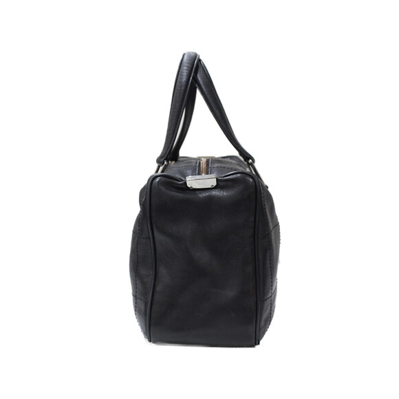 CHANEL Boston Bag Chocobar Black Lambskin - Picture 2 of 8